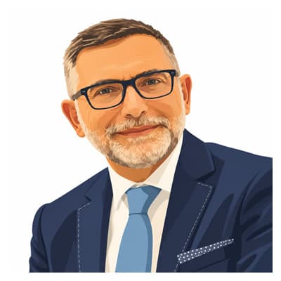 Ritratto illustrato di Antonio Scolletta